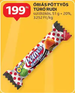 Auchan Óriás pöttyös túró rudi ajánlat