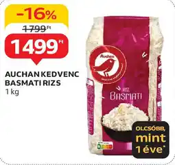 Auchan Auchan kedvenc basmati rizs ajánlat