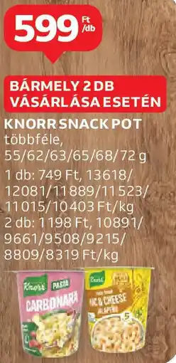 Auchan Knorr snack pot ajánlat