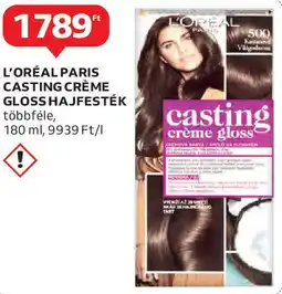 Auchan L'oréal paris casting crème gloss hajfesték ajánlat