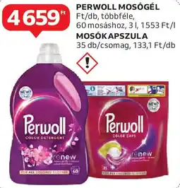 Auchan Perwoll mosógél, mosókapszula ajánlat