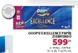 Rossmann Ooops! excellence papír zsebkendo ajánlat