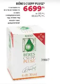 Rossmann Béres csepp plusz ajánlat