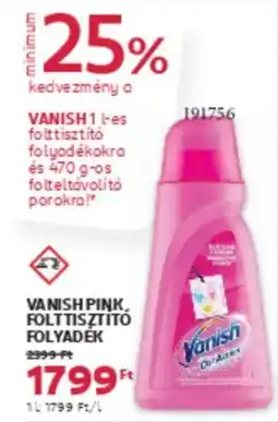 Rossmann Vanish pink folttisztító folyadék ajánlat