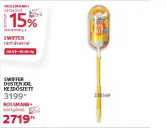 Rossmann Swiffer duster xxl kezdőszett ajánlat