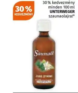 Unterweger szaunaolajra