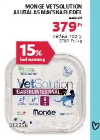 Rossmann Monge vetsolution alutálas macskaeledel ajánlat