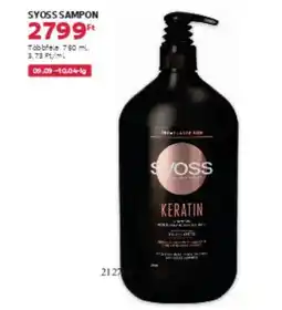 Rossmann Syoss sampon ajánlat