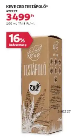 Rossmann Keve cbd testápoló ajánlat