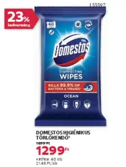 Rossmann Domestos higiénikus törlőkendő ajánlat