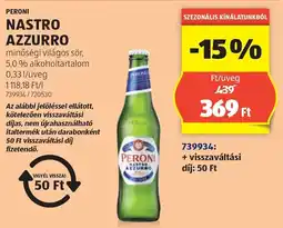 ALDI Peroni nastro azzurro ajánlat