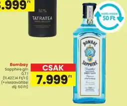 Spar Bombay Sapphire gin ajánlat