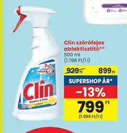 Clin szórófejes ablaktisztító
