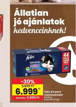 Felix 44 pack macskaeledel