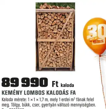 OBI Kemény lombos kalodás fa ajánlat