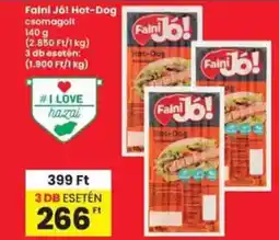 Falni Jó! Hot-Dog csomagolt