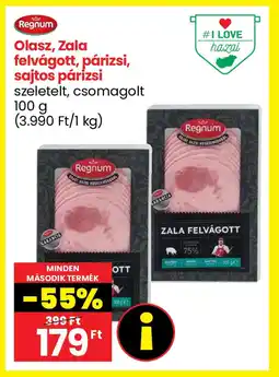 Spar Olasz, Zala felvágott, párizsi, sajtos párizsi ajánlat