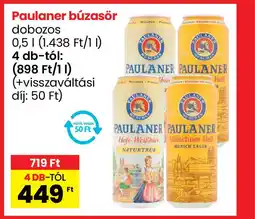 Spar Paulaner búzasör ajánlat