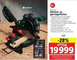 Lidl PARKSIDE Bütüző- és gérvágófűrész ajánlat