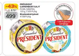 Auchan Président camembert sajt ajánlat