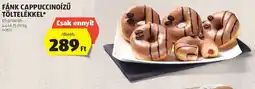 ALDI Fánk cappuccinoízű töltelékkel ajánlat