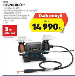 ALDI Ferrex csiszológép ajánlat