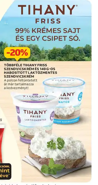 Auchan Többféle tihany friss szendvicskrém ajánlat