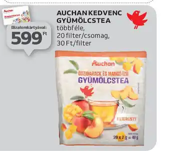 Auchan Auchan kedvenc gyümölcstea ajánlat