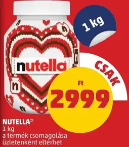 PENNY Nutella ajánlat