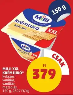PENNY Milli xxl krémtúró ajánlat