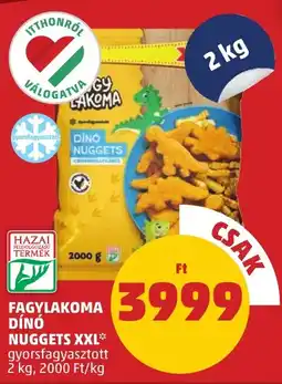 PENNY Fagylakoma dínó nuggets xxl ajánlat