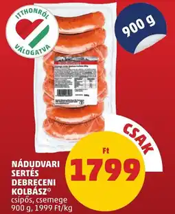 PENNY Nádudvari sertés debreceni kolbász ajánlat