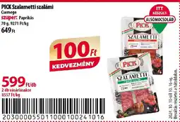 Coop PICK Szalametti szalámi ajánlat