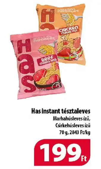 Coop Has instant tésztaleves ajánlat