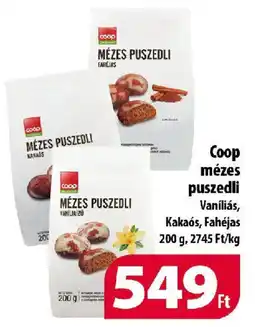 Coop Coop mézes puszedli ajánlat