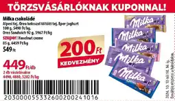 Coop Milka csokoládé ajánlat