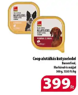 Coop Coop alutálkás kutyaeledel ajánlat