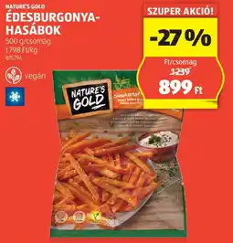 ALDI Nature's gold édesburgonya-hasábok ajánlat