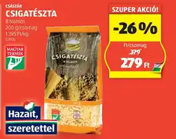 ALDI Császár csigatészta ajánlat