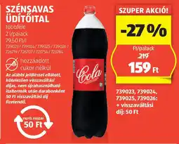 ALDI Szénsavas üdítőital ajánlat