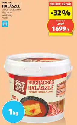 ALDI Snack time halászlé ajánlat