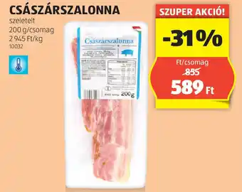 ALDI Császárszalonna ajánlat