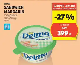 ALDI Delma sandwich margarin ajánlat
