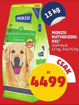 PENNY Morzsi kutyaeledel xxl ajánlat