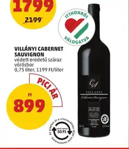 PENNY Villányi cabernet sauvignon ajánlat