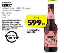 ALDI Mort subite kriek ajánlat