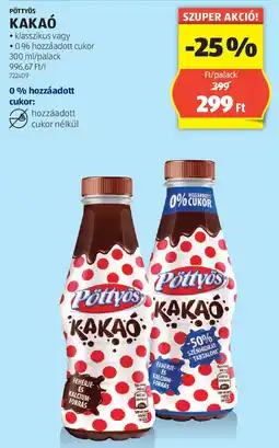 ALDI Pöttyös kakaó ajánlat