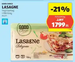 ALDI Good Choice lasagne ajánlat