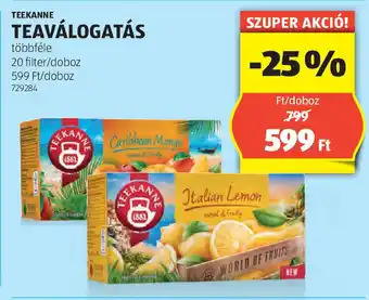 ALDI Teekanne teaválogatás ajánlat
