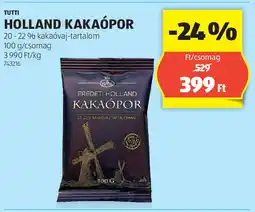 ALDI Tutti holland kakaópor ajánlat
